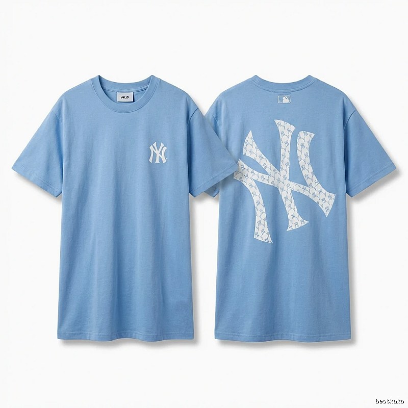 MLB Classic Simple Style Blue T-shirt