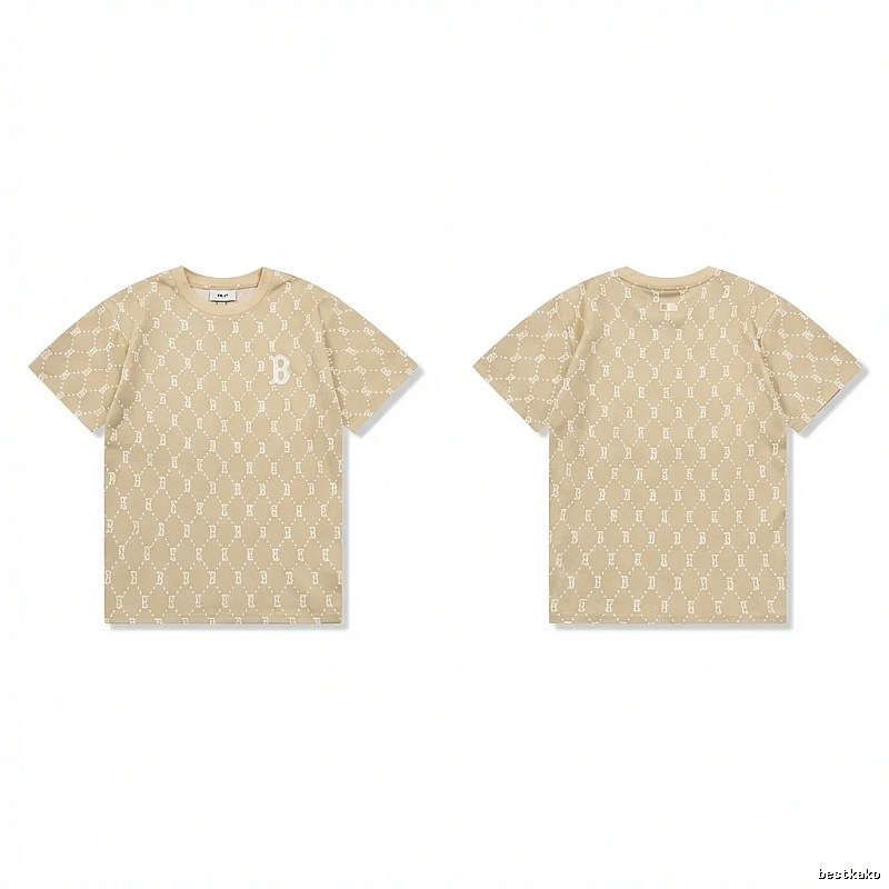MLB Old Flower Style Beige T-shirt