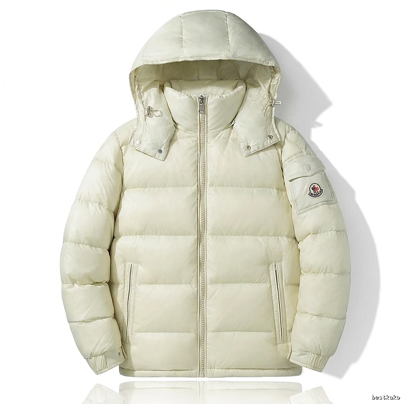 Moncler classic beige down jacket