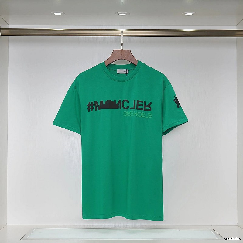 Moncler Grenoble Trendy Green Short-sleeve T-shirt