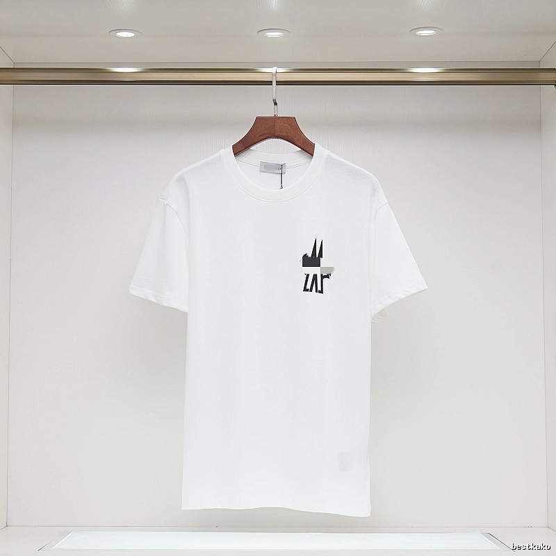 Moncler Printed Casual-style White Short-sleeve T-shirt