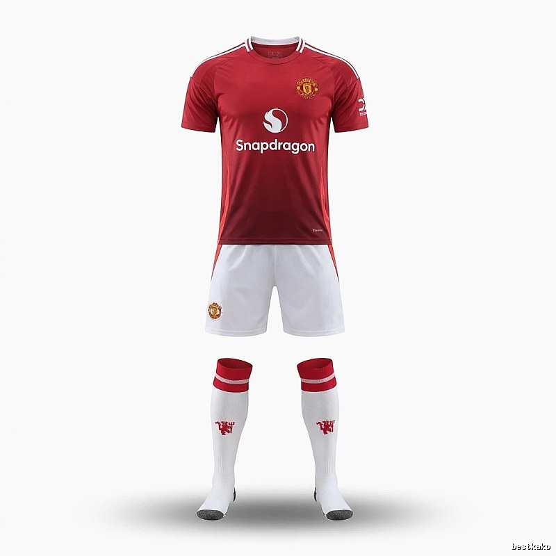 MUFC Football Kit Set Red