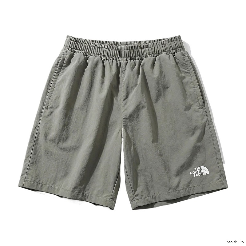 North Face casual style gray-green shorts