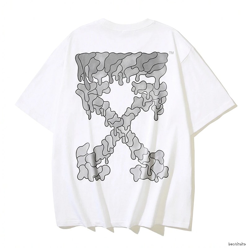 Off-White Gradient Style White T-shirt