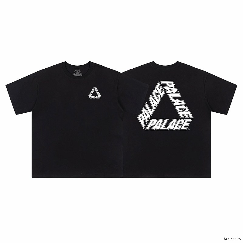 Palace Classic Triangular Street Style Black T-Shirt