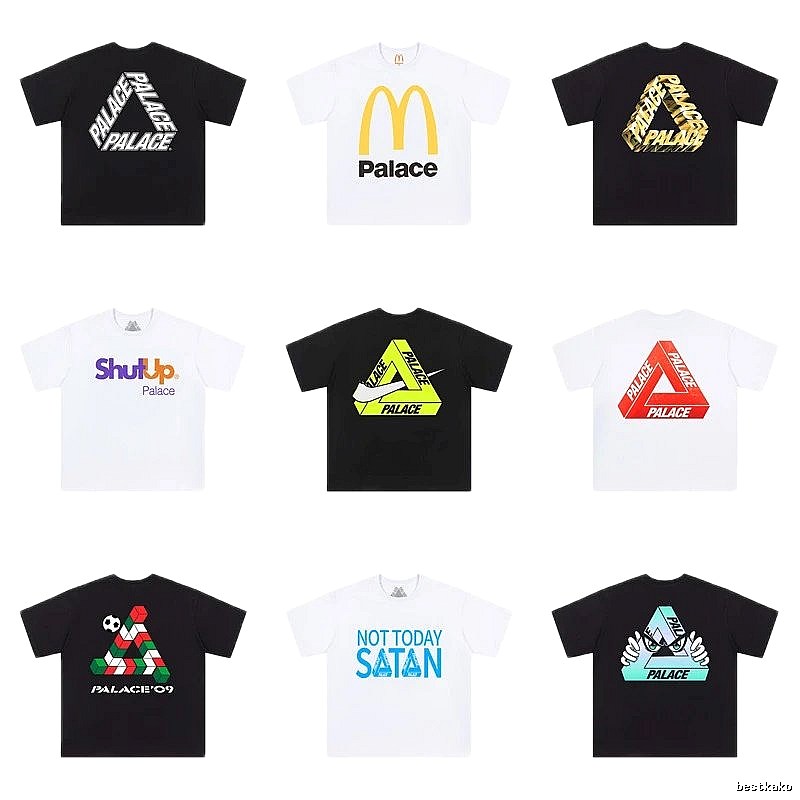 Palace Triangle Series Street Style Multicolor T-shirt