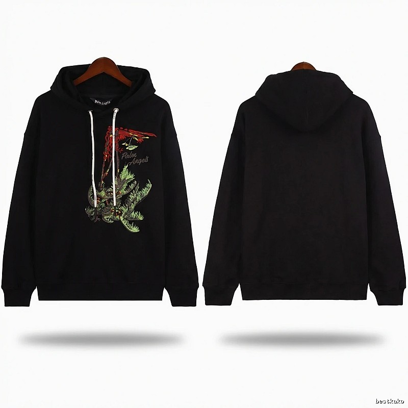 Palm Angels Animal Print Trendy Style Sweatshirt