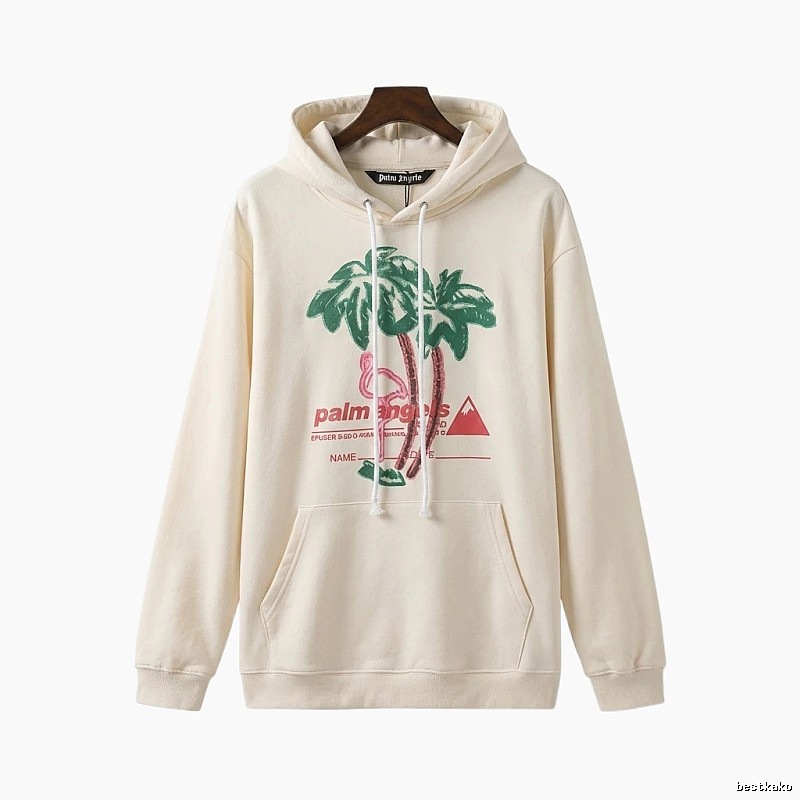 Palm Angels Printed Casual Hoodie