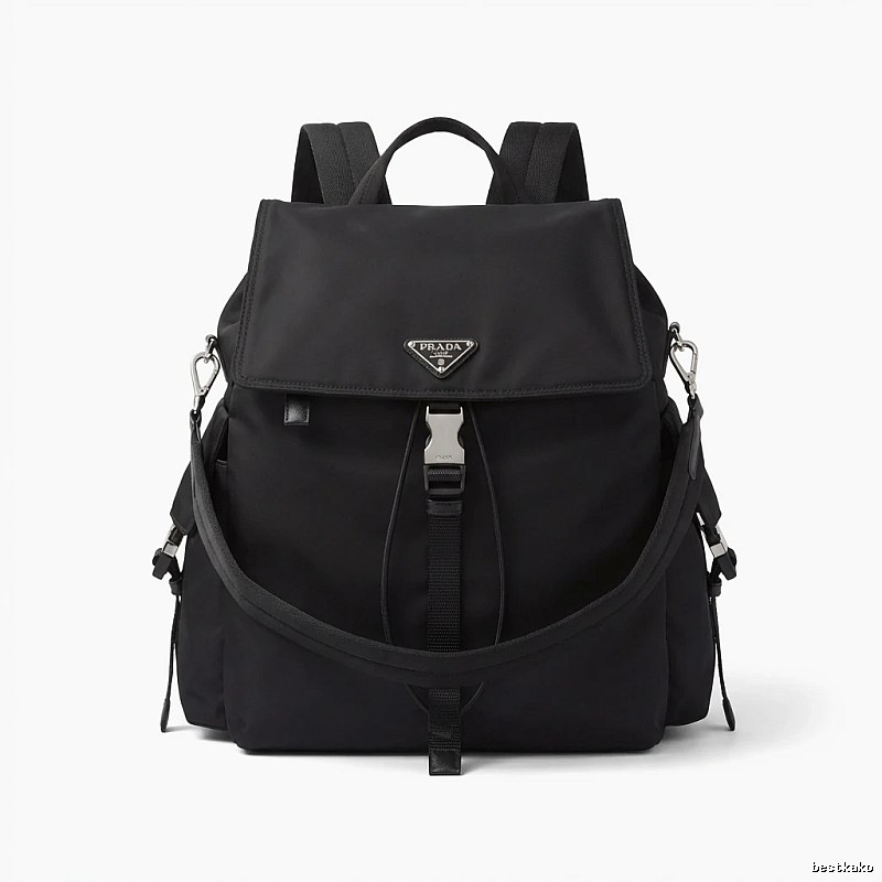 Prada classic black backpack