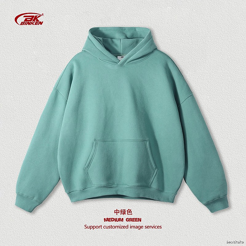 Premium Style Pullover hoodie Navy Blank Kangaroo for Resort Outfits