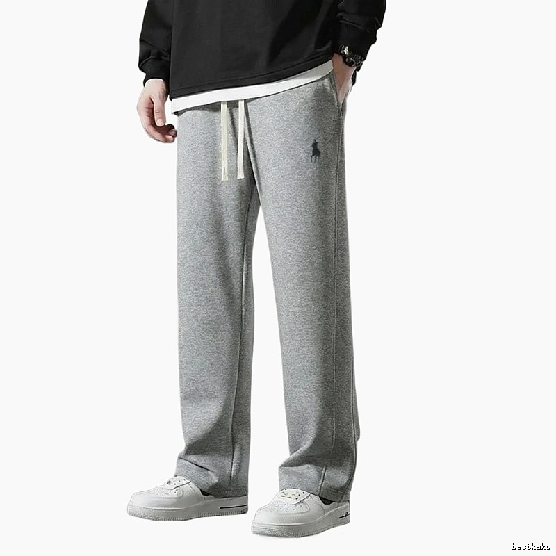Ralph Lauren fleece-lined casual grey sweatpants