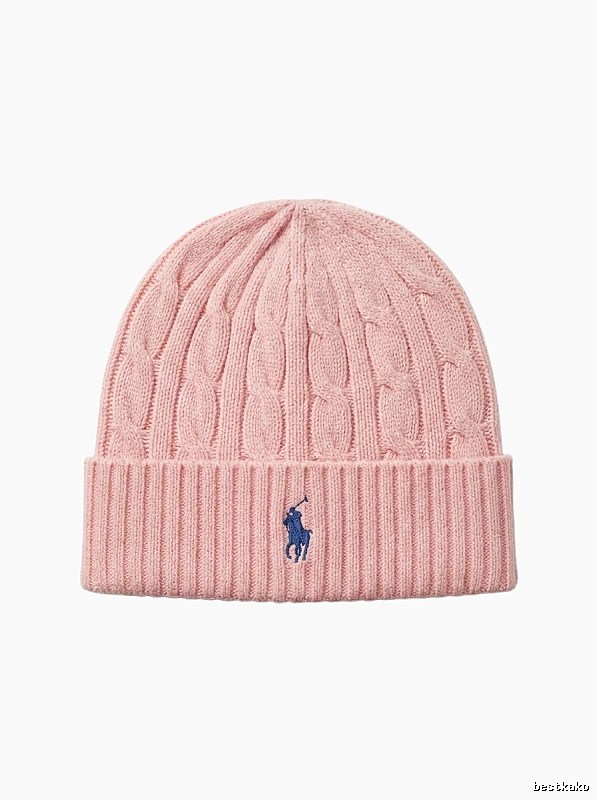 Ralph Lauren Polo Pink Knitted Hat