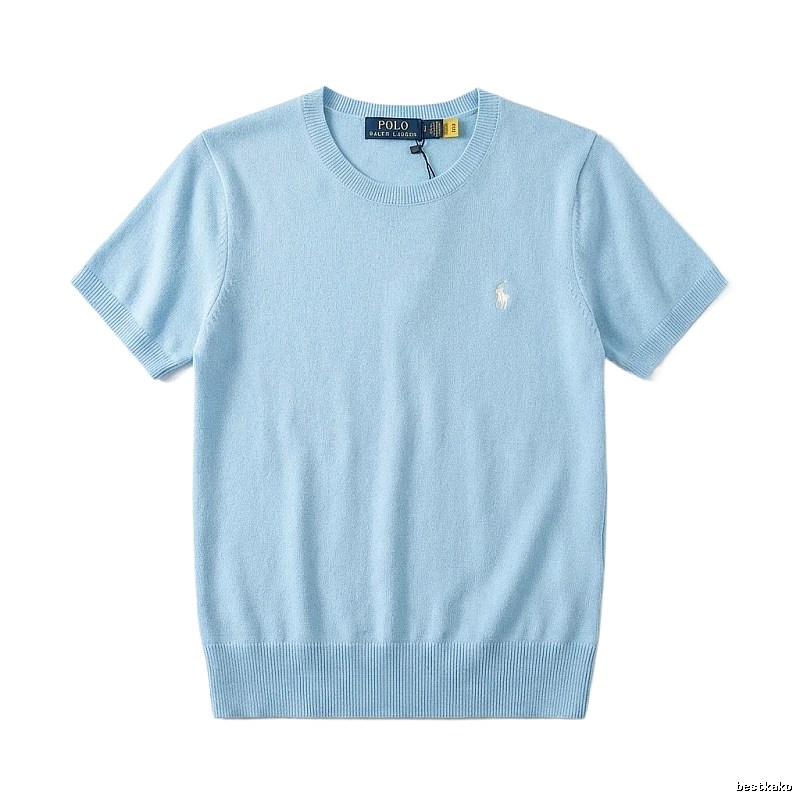 Ralph Lauren POLO simple style light blue short-sleeve