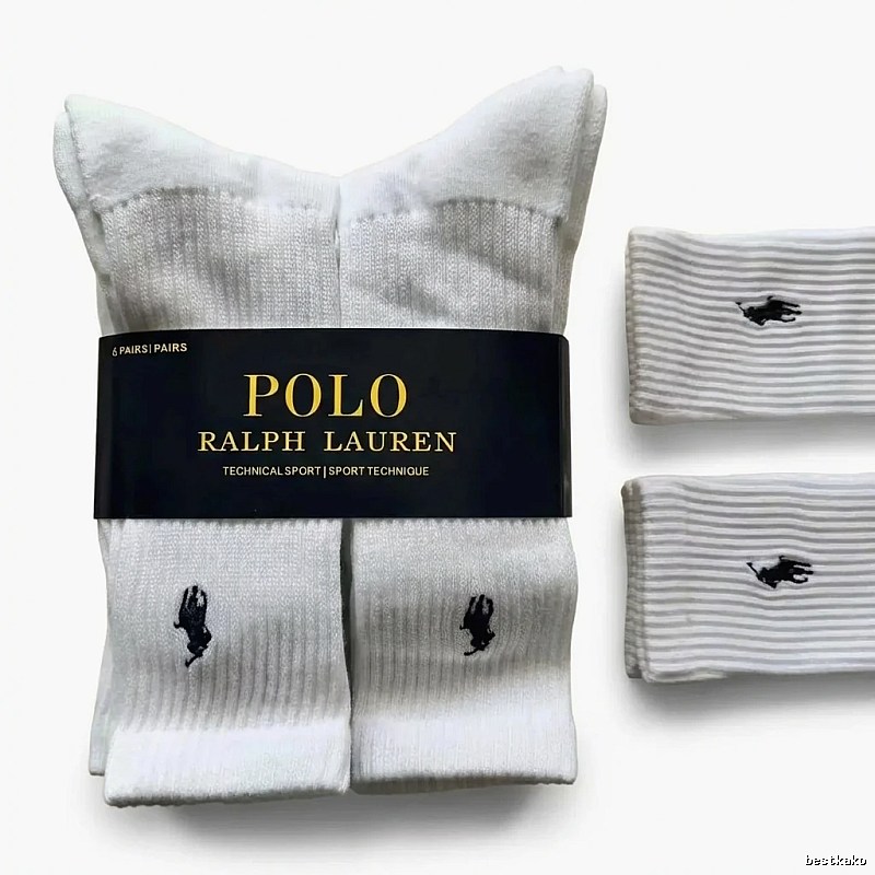 Ralph Lauren Polo sporty white socks