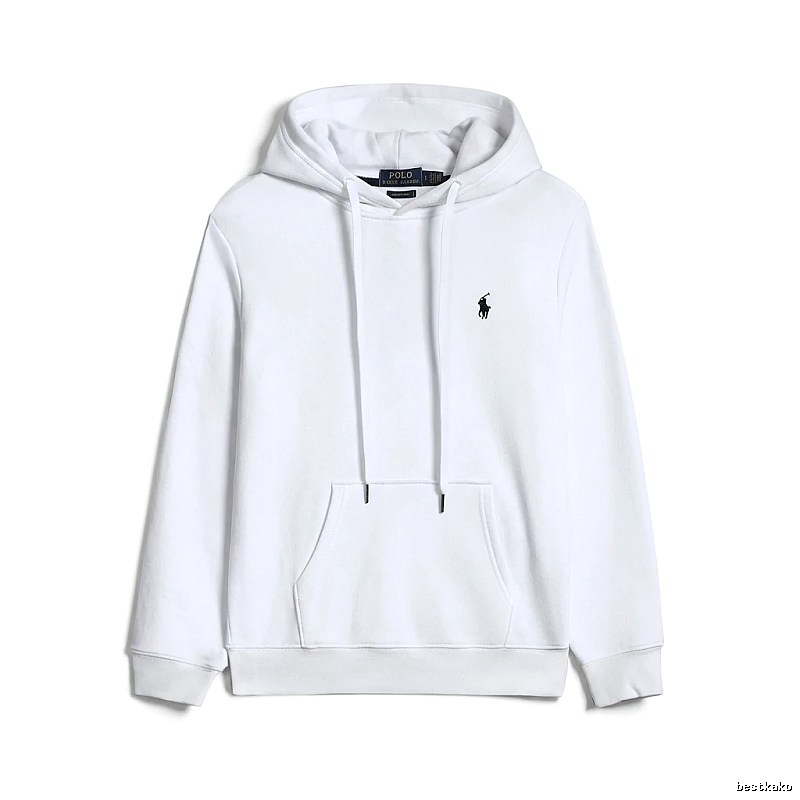 Ralph Lauren Polo white hooded sweatshirt