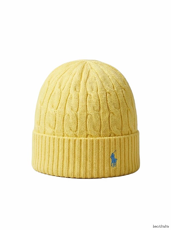 Ralph Lauren Polo Yellow Knitted Hat