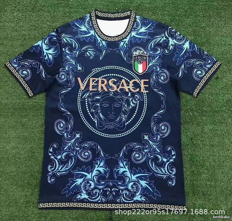 Real Madrid Blue Dragon Soccer Jersey Poolside Style