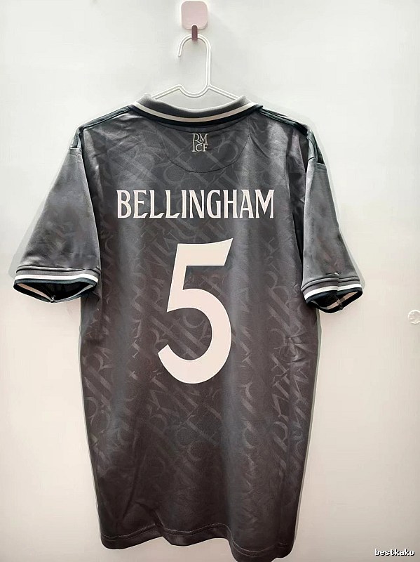 Real Madrid Relaxed Bellingham #5 soccer jersey White Real Madrid with Versatile Design