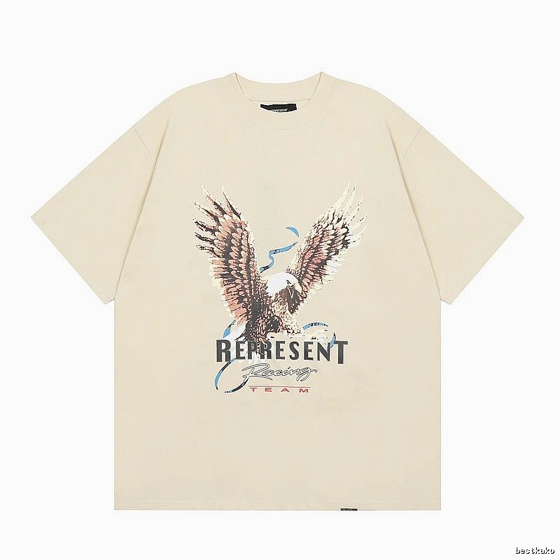 Represent Flying Eagle Vintage Beige T-Shirt