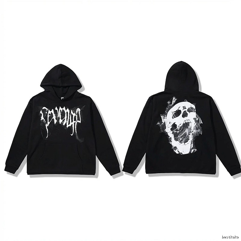 Revenge Skull Dark Style Hoodie