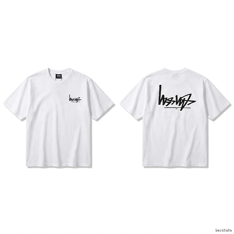 Stussy basic simple white T-shirt