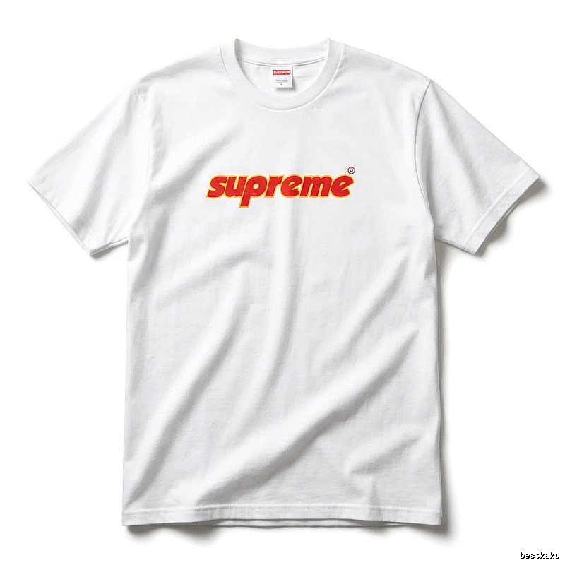 Supreme basic simple white T-shirt