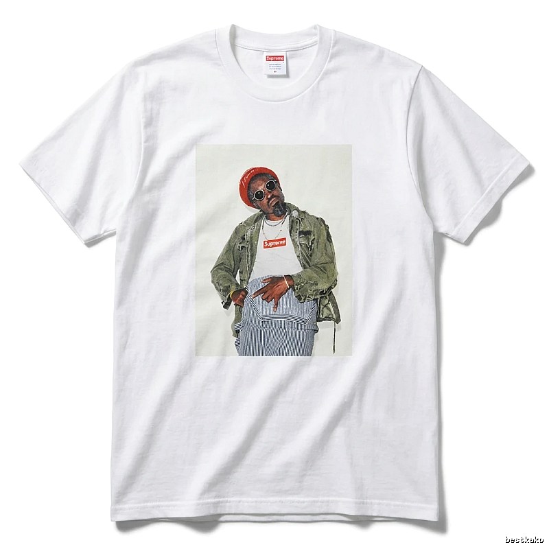 Supreme character print style white T-shirt
