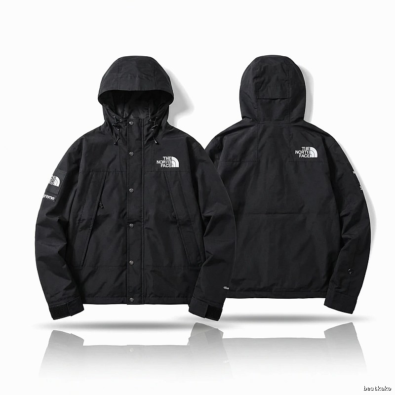 Supreme co-branded black windbreaker