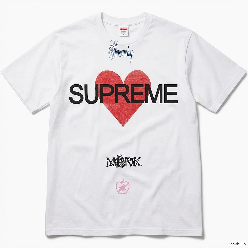 Supreme Love Trendy White T-shirt