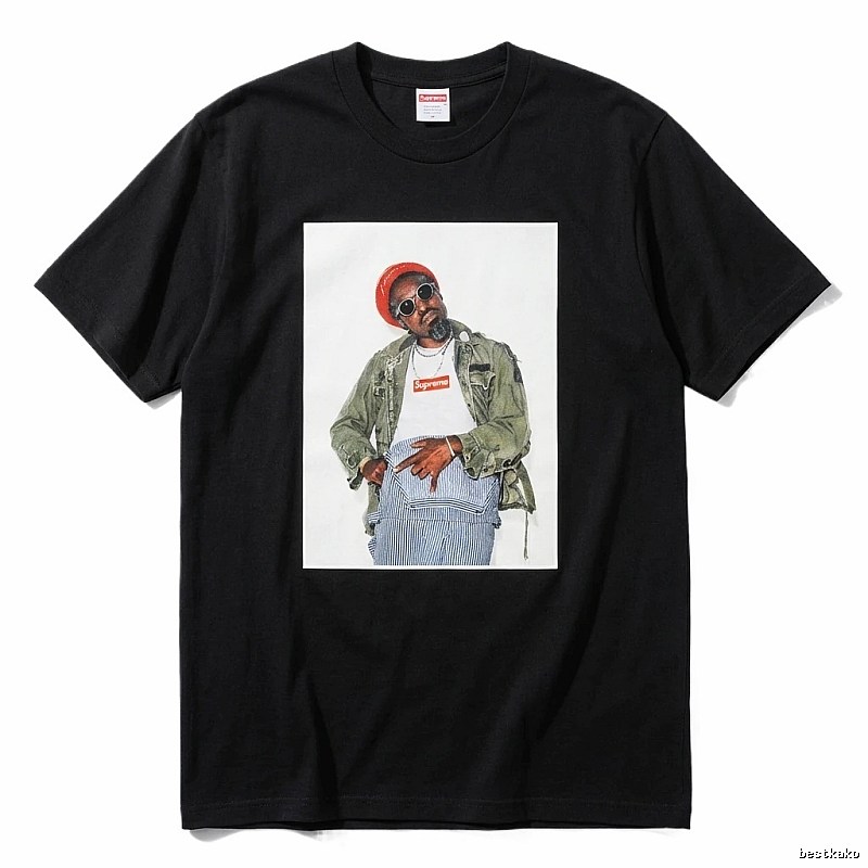 Supreme Portrait Style Black T-shirt