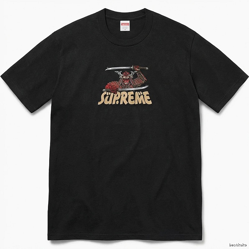 Supreme Samurai-style Black T-shirt