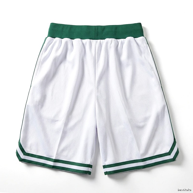 Tatum sporty white-green shorts