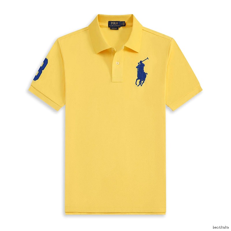 The classic yellow shirt of Ralph Lauren Polo.