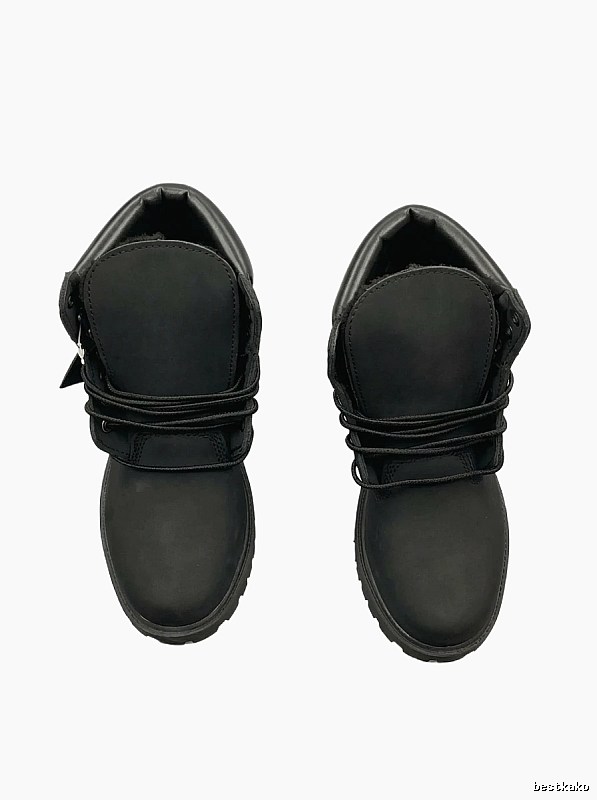 Timberland classic black work boots.