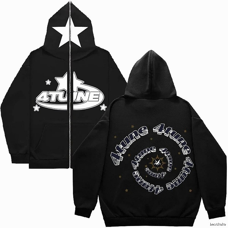 Trapstar Gift Ready Graphic zip hoodie Black Zip Pink with Fresh Pattern