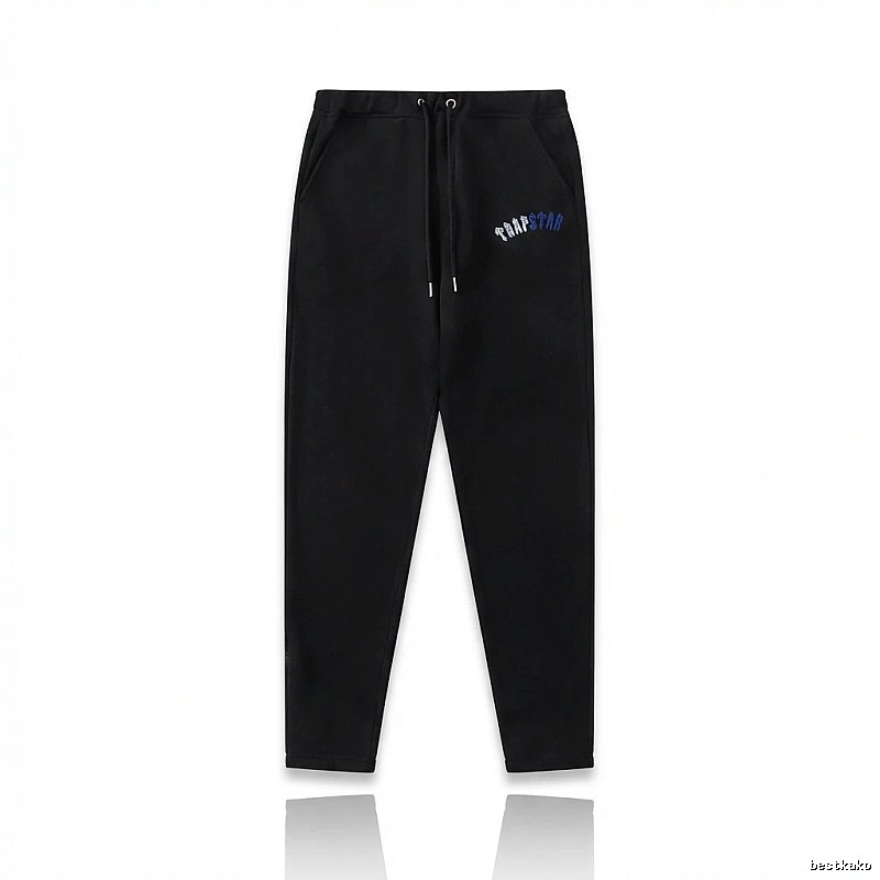 Trapstar minimalist style black sweatpants