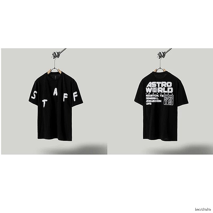 Travis Scott Astroworld Street Style Black T-Shirt