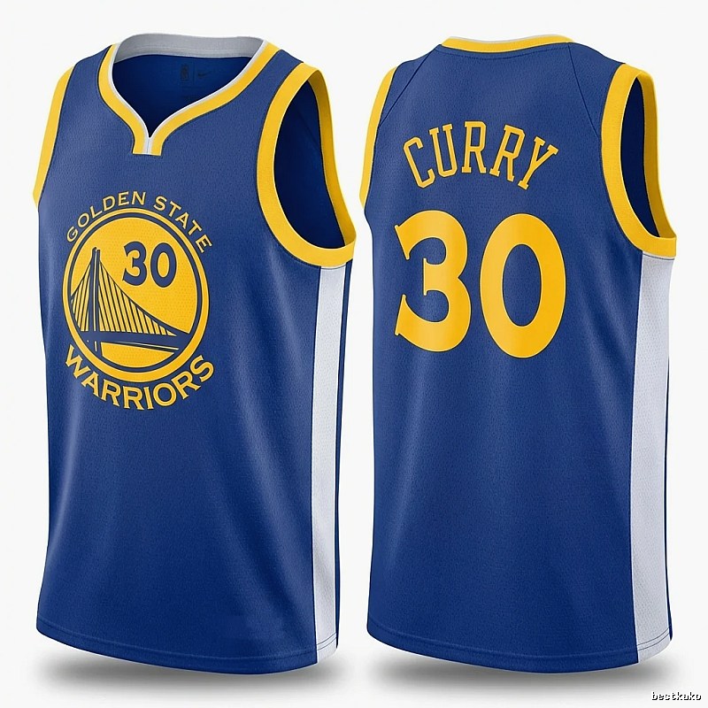 Warriors' Curry series blue jerseys